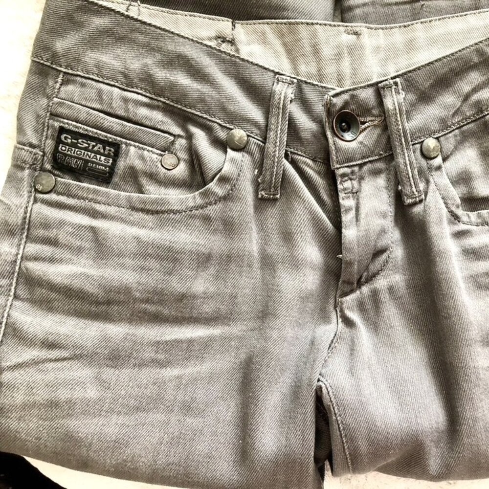 G-Star Raw Original Jeans - Gray Denim Women's 26" Waist, 32" length